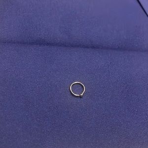 6mm 14k solid gold nose ring